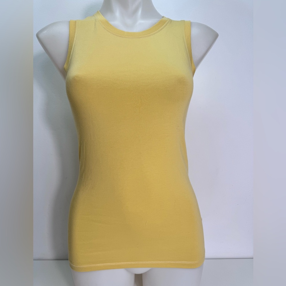 easy standard Sunny Yellow Women's Tank Top Sz XS NWT